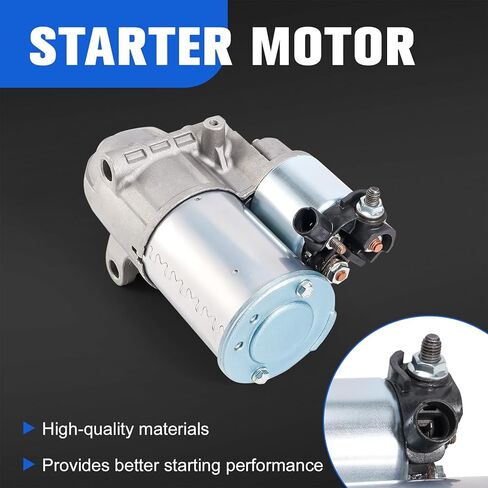 12695760 محرك بداية متوافق مع شيفروليه سيلفرادو 1500 سوبربان تاهو إكسبريس 2500 3500 جي إم سي سييرا 1500 يوكون سافانا 2500 3500 4.3L 5.3L 6.2L V6 V8 2014-2020 استبدال # 12655055 in Kuwait