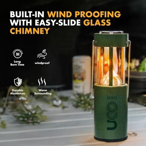 UCO Original Candle Lantern Value Pack with 3 Candles and Storage Bag, Original Size, Powder Coated, Volcano in Saudi Arabia