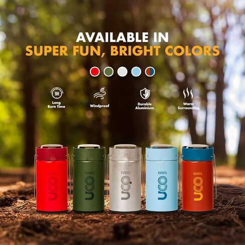 UCO Original Candle Lantern Value Pack with 3 Candles and Storage Bag, Original Size, Powder Coated, Volcano in Saudi Arabia