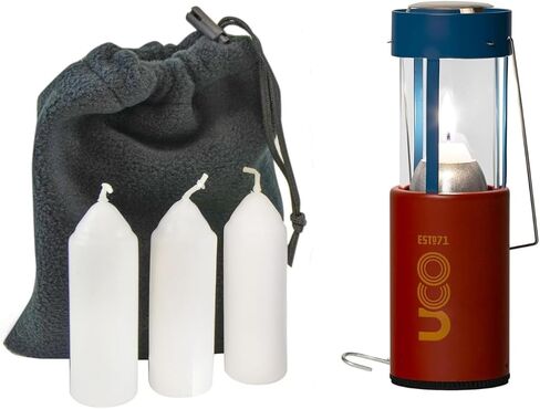 UCO Original Candle Lantern Value Pack with 3 Candles and Storage Bag, Original Size, Powder Coated, Volcano in Saudi Arabia