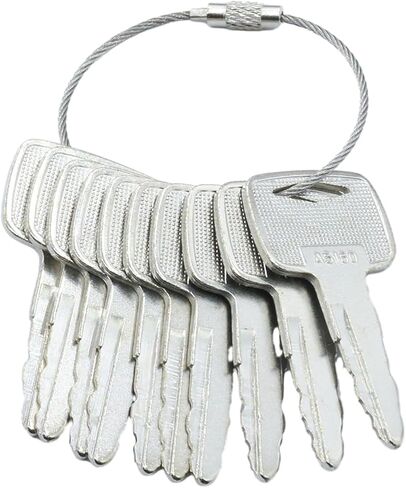 PLETNZOM A5160 91A07-01910 Ignition Keys Compatible with Mitsubishi Caterpillar CAT FG Forklift Series (5) in Kuwait