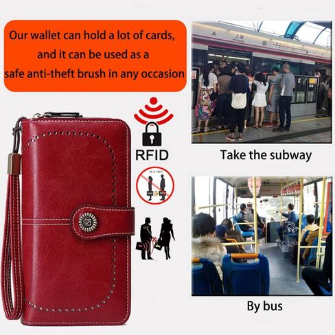 Women Leather Wallet Crossbody Bag Shoulder Bag Double Zipper Mobile Phone Purse Bag with Shoulder Strap in Saudi Arabia