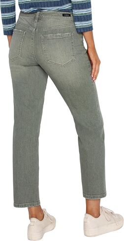 Liverpool Los Angeles حريمي Liv غير نحيف نحيف متوسط ​​الارتفاع من الدينيم باللون الأخضر العتيق، 10، درزة داخلية 28 بوصة in Kuwait