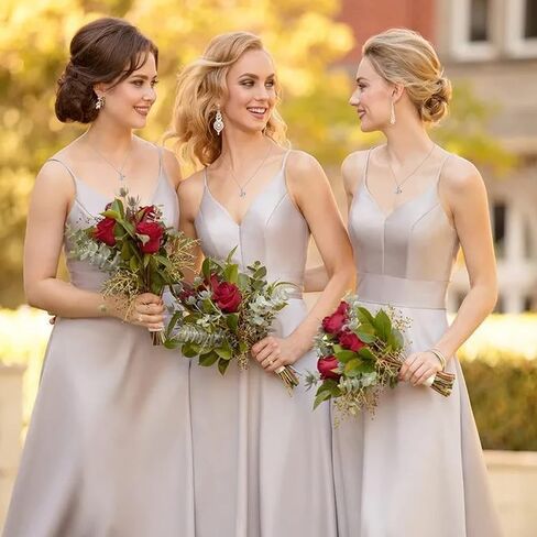 YANCHUN Bridesmaid Gifts for Bridal Party Gifts Bridesmaids Proposal Necklaces for 2/4/6/8 Favors Bridesmaid Dress Jewelry Set in Saudi Arabia