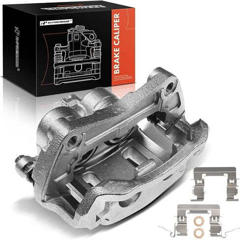 A-Premium Disc Brake Caliper Assembly with Bracket Compatible with Select Nissan Models - Pathfinder 2008 2009 2010 2011 2012, V8 5.6L, Front Right Passenger Side in Saudi Arabia
