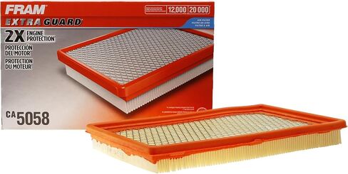 FRAM Extra Guard CA5058 Replacement Engine Air Filter for Select Ford, Mazda, Mercury and Lincoln Models, Provides Up to 12 Months or 12,000 Miles Filter Protection in Saudi Arabia