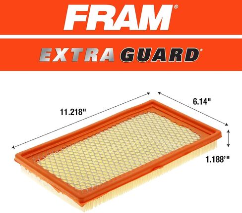 FRAM Extra Guard CA5058 Replacement Engine Air Filter for Select Ford, Mazda, Mercury and Lincoln Models, Provides Up to 12 Months or 12,000 Miles Filter Protection in Saudi Arabia