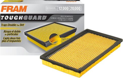FRAM Extra Guard CA5058 Replacement Engine Air Filter for Select Ford, Mazda, Mercury and Lincoln Models, Provides Up to 12 Months or 12,000 Miles Filter Protection in Saudi Arabia
