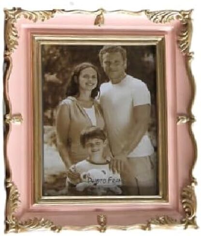 5 Inch Vintage Picture Frame Antique Photo Frame For Home Tabletop Fit For 3.5x5 Inch Photo (Beige) in Kuwait