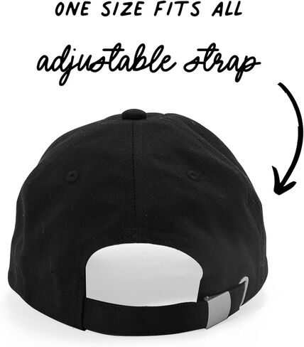 Hanna Roberts Fun Uncle Energy Black Hat | Cap with White Embroidered Letters in Kuwait