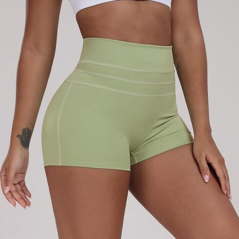 Women's Butt Scrunch Shorts High Waist Workout Yoga Short Lifting Gym Leggings Pants in Saudi Arabia