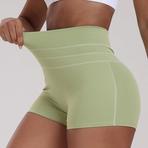 Women's Butt Scrunch Shorts High Waist Workout Yoga Short Lifting Gym Leggings Pants in Saudi Arabia