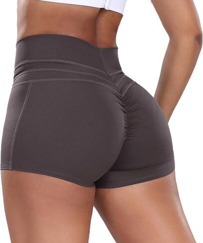 Women's Butt Scrunch Shorts High Waist Workout Yoga Short Lifting Gym Leggings Pants in Saudi Arabia