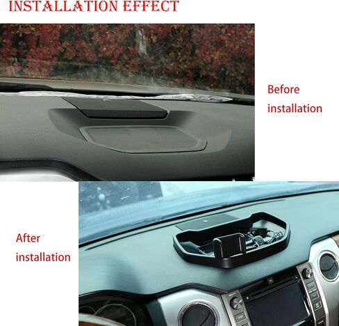CHEAYAR Center Console Insert Organizer Storage Tray,Multi-Mount System Kit,Phone Holder Mount, Center Console Tray Storage Box Dashboard Organizer, Compatible with Toyota Tundra 2014-2020 in Kuwait