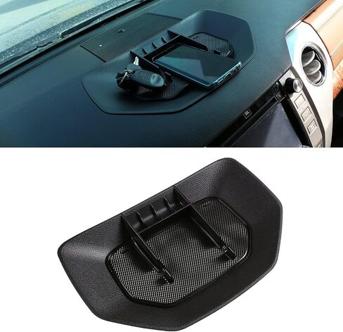 CHEAYAR Center Console Insert Organizer Storage Tray,Multi-Mount System Kit,Phone Holder Mount, Center Console Tray Storage Box Dashboard Organizer, Compatible with Toyota Tundra 2014-2020 in Kuwait