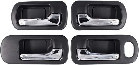 NewYall Interior Door Handles Set for Honda Civic 2001-2005 Front Rear Left Driver Right Passenger Side in Saudi Arabia