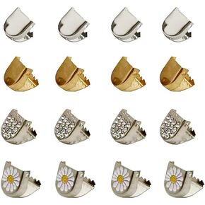 GSHLLO 40 PCS Metal Shoelaces Buckle Lock No Tie Shoe Laces Tips End Caps for Kids Adults