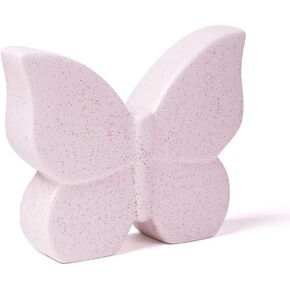 Butterfly Decor Statue Animal Figurine Gifts Modern Arts Ceramic Sculpture Cream 6.7 inch