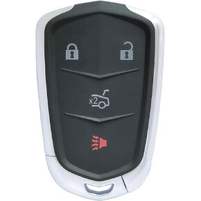 Key Fob Cover fit for Cadillac Escalade ATS, CT5,CT6, CTS, SRX, XT5, XTS Keyless Entry Remote Key Fob Case FCC ID: HYQ2AB (4 Buttons)