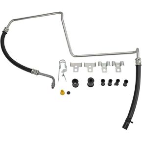 TRQ Power Steering Return Line Hose Compatible with Buick Chevrolet GMC Isuzu Oldsmobile Saab