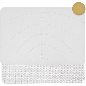 Shower Stone Bath Mat, Diatomaceous Earth Quick Dry Bath Stone Mats for Bathroom - Super Absorbent, Easy to Clean (22.8 * 15.3" Grey)