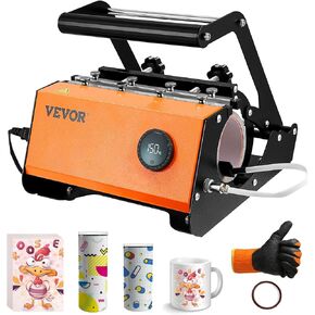 VEVOR 15x15 Heat Press Machine 2 in 1 for T Shirts and Hats, Swing Away T Shirt Press Machine, Professional Heat Press for Sublimation, Vinyl, Heat Transfer Projects