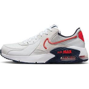Nike Air Max Excee Men's Shoes (DZ0795-013, PHOTON DUST/DARK OBSIDIAN/WHITE/TRACK RED) Size 9.5