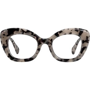 JiSoo Cat Eye Readers for Women Oversized Cat Eye Reading Glasses Designer Cute Cheaters