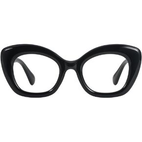 JiSoo Cat Eye Readers for Women Oversized Cat Eye Reading Glasses Designer Cute Cheaters in Kuwait