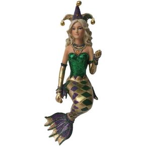 December Diamonds 55-55080 Mardi Gras Mermaid Ornament Mardi