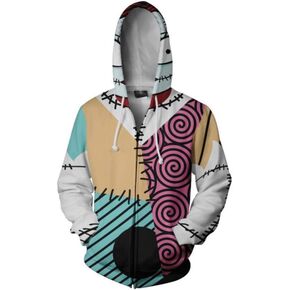 Adult Sally Jack Sweatshirts Xmas Hoodie Before Christmas 3D Print Sweater for Women Men
