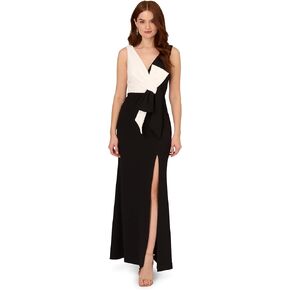 Adrianna Papell Women's Two-Tone Evening Gown