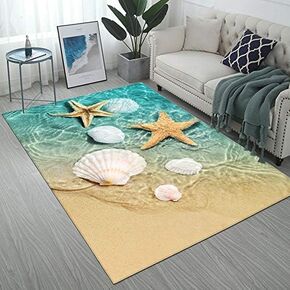 American Football Print Area Rug,Modern Flannel Microfiber Non-Slip Floor Mat Carpet,5'x7