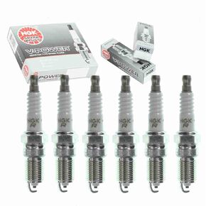 6 pc NGK V-Power Spark Plugs compatible with Pontiac Bonneville 3.8L V6 1988-2005