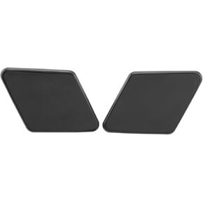 1 Pair of Car Front Left and Right Auto Bumper Headlight Washer Nozzle Jet Cover Cap 61678031307 61678031308 Compatible with BMW 3 Series E90 2005-2009 Black