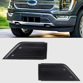 A & UTV PRO Front Bumper Guards Pads for Ford F150 2021 2022 2023, Bumper Inserts End Cover Caps Accessories, Replace # ML3Z-17E810-AA, ML3Z-17E811-AA, 2PCS