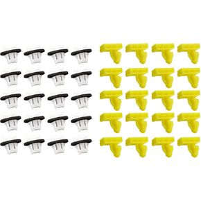 SING F LTD 40pcs Car Wheel Arch Surround Trim Moulding Clips Kit Plastic Retainer Fasteners Compatible with Juke 76847JG00A 76882JG10A