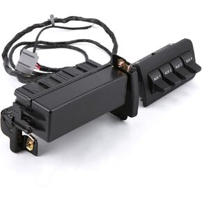 WEILEITE طقم لوحة التبديل المساعدة في لوحة القيادة متوافق مع Ford F250 F350 F450 F550 F650 F750 2011-2016 Super Duty يستبدل BC3Z14A303B AL3Z13D730AA AL3Z-13D730-AA