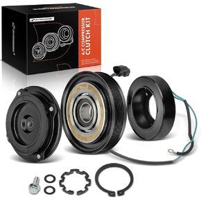 A-Premium Air Conditioner AC Compressor Clutch Kit Compatible with Honda Pilot 2008-2015, Odyssey 2008-2017, Ridgeline 2009-2014 & Acura MDX 2007-2013, ZDX 2010-2013