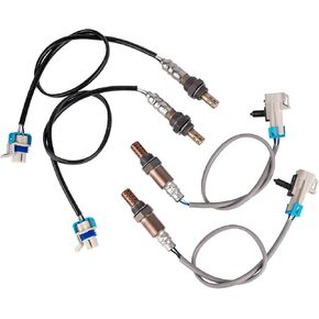 234-4668 213-4229 Oxygen Sensor 4 Pcs Upstream Downstream Compatible with Buick Cadillac Escalade Chevrolet Avalanche Equinox Impala Malibu Silverado Suburban GMC Sierra Yukon Pontiac G6