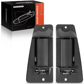 A-Premium - Extended Cab Door Handle Rear Left Driver and Right Passenger Side - Compatible with Chevy Silverado 1500 1999-2006, Silverado 2500 3500 & GMC Sierra - Replace#15758171, 15758172