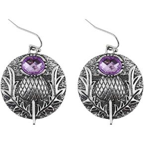 MALOYANVE Handmade Boho Hammered Earring for Women Unique Chic Trendy Vintage Bohemian Ethnic Classic Texture Lightweight Oval Dangle Drop Statement Earrings Jewelry Gifts