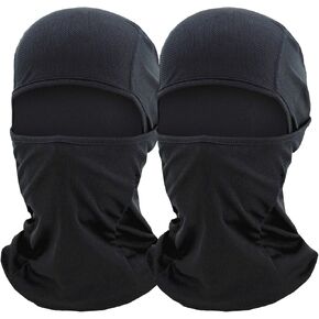 2 Pack Ski Mask for Men & Women, Balaclava Face Mask Full Head Mask Shiesty Mask for Football Motorcycle Sun UV Protection