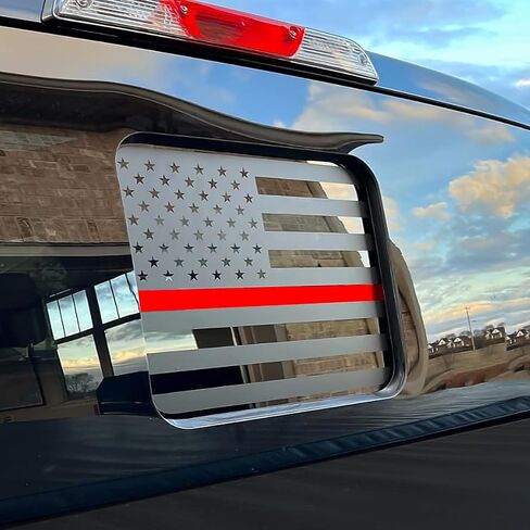 Silverado/GMC Sierra Decals,Rear Window Decals for Trucks （Silverado/Sierra 2019-2024,American Flag Decal for Car Window Stickers,Silverado Accessories& Sierra Accessories,Matte Black in Saudi Arabia