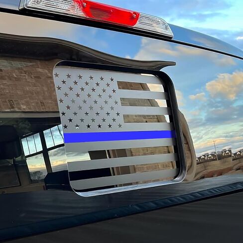 Silverado/GMC Sierra Decals,Rear Window Decals for Trucks （Silverado/Sierra 2019-2024,American Flag Decal for Car Window Stickers,Silverado Accessories& Sierra Accessories,Matte Black in Saudi Arabia