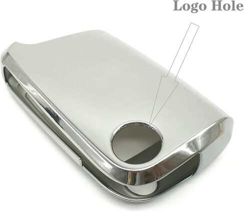 4 Button Soft TPU Protector Key Fob Cover Case fit for VW 2016-2017 Golf Polo GTI 2018 2019 Tiguan 2021 T Cross Keyless Entry Key Fob (Silver) in Kuwait