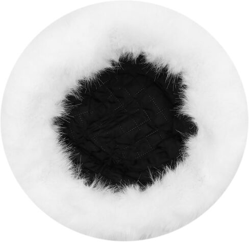 JUMISEE Fuzzy Faux Fur Bucket Hats for Women Girls Furry Russian Style Winter Fisherman Cap Warm Ski Snow Hat in Kuwait