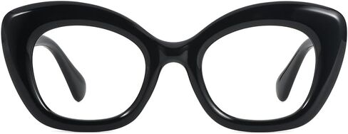 JiSoo Cat Eye Readers for Women Oversized Cat Eye Reading Glasses Designer Cute Cheaters in Kuwait