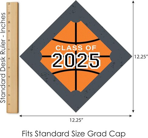 Big Dot of Happiness Grad Baseball - 2024 Graduation Cap Decorations Kit - Grad Cap Cover in Saudi Arabia