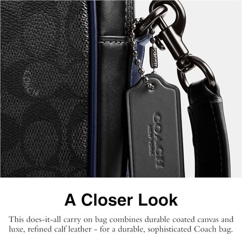 COACH Hitch Crossbody 12, Black in Saudi Arabia